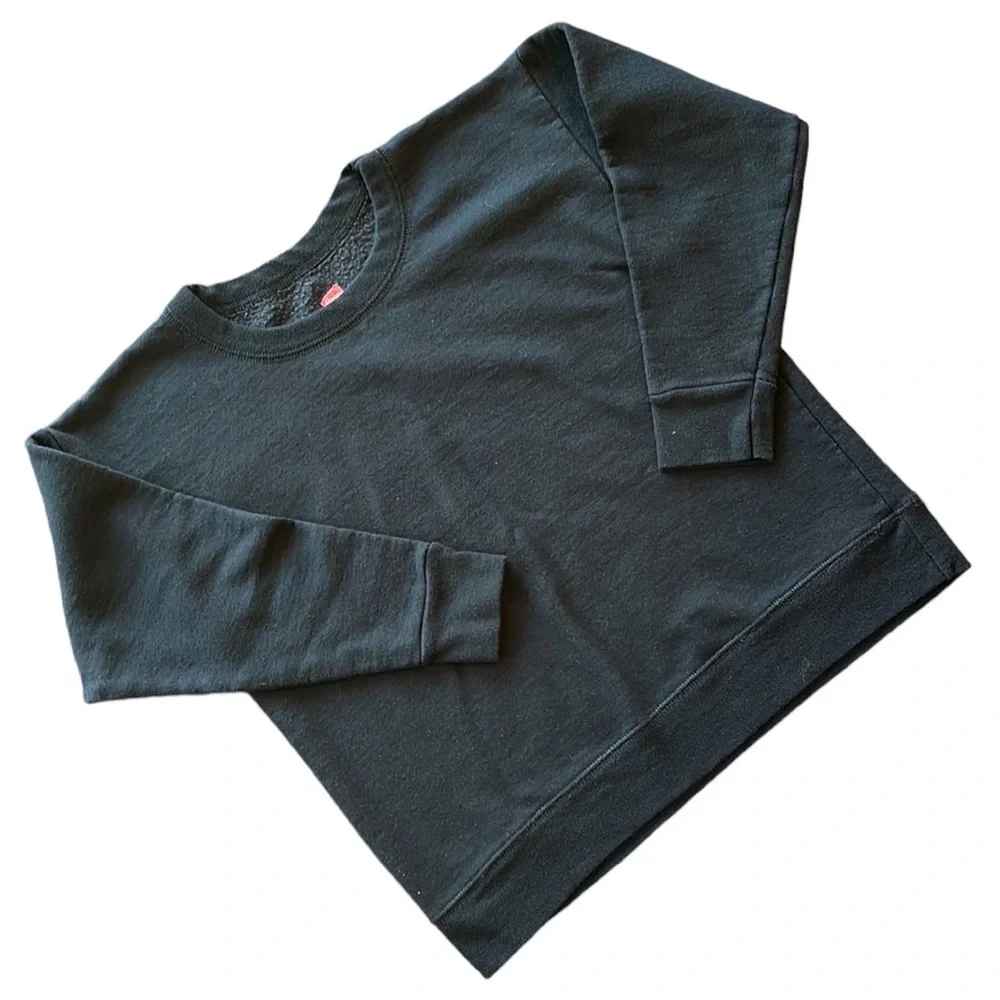 Hanes Kids Sweatshirt Black sz S(6/7)